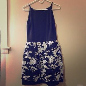 Black and white dress